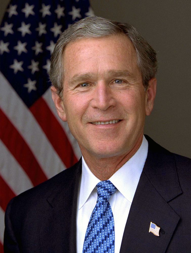 Official portrait of George W. Bush